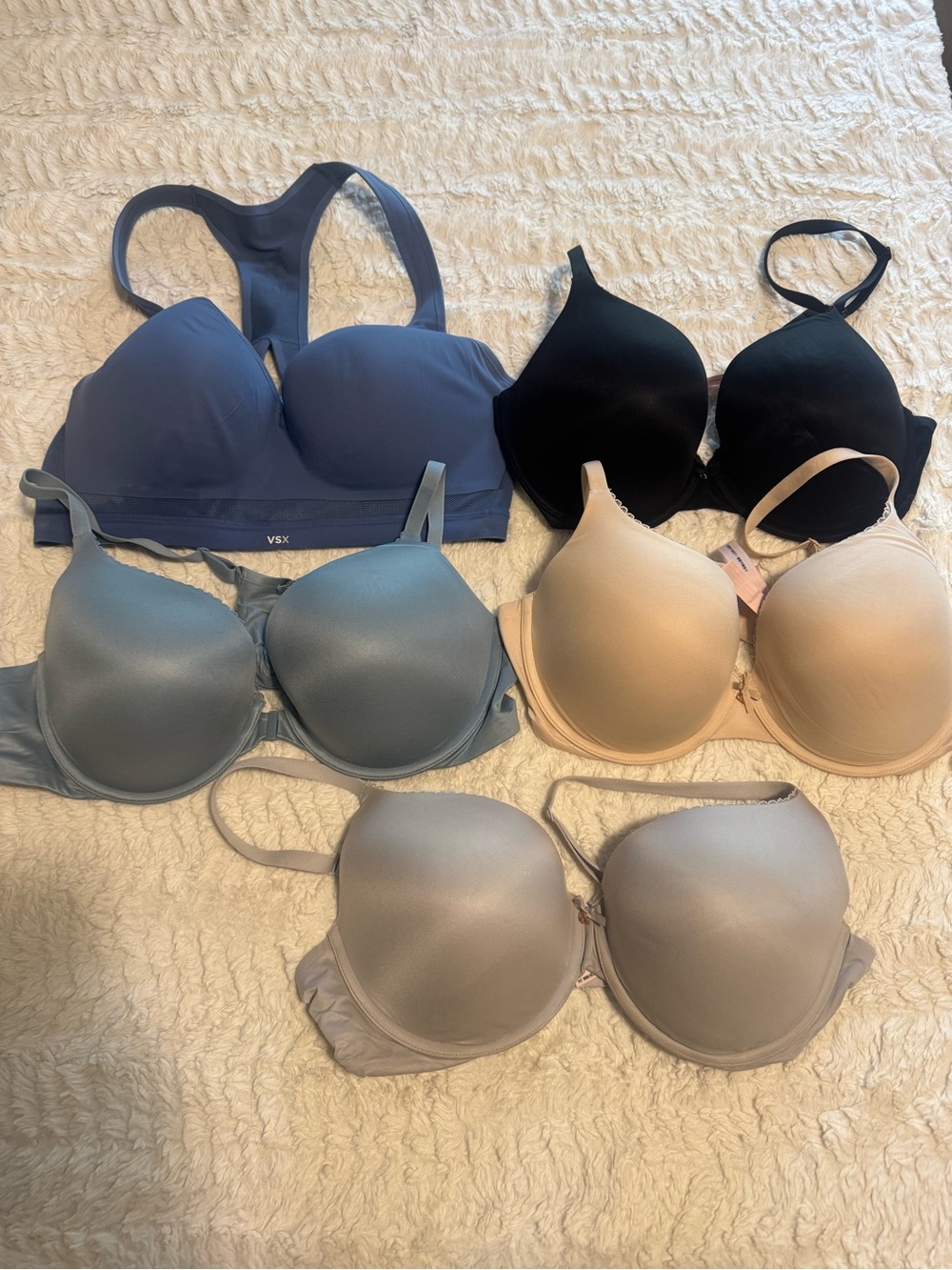 Victoria’s Secret Bra Bundle Set of 5 Perfect Shape VSX 38D 40C Like New